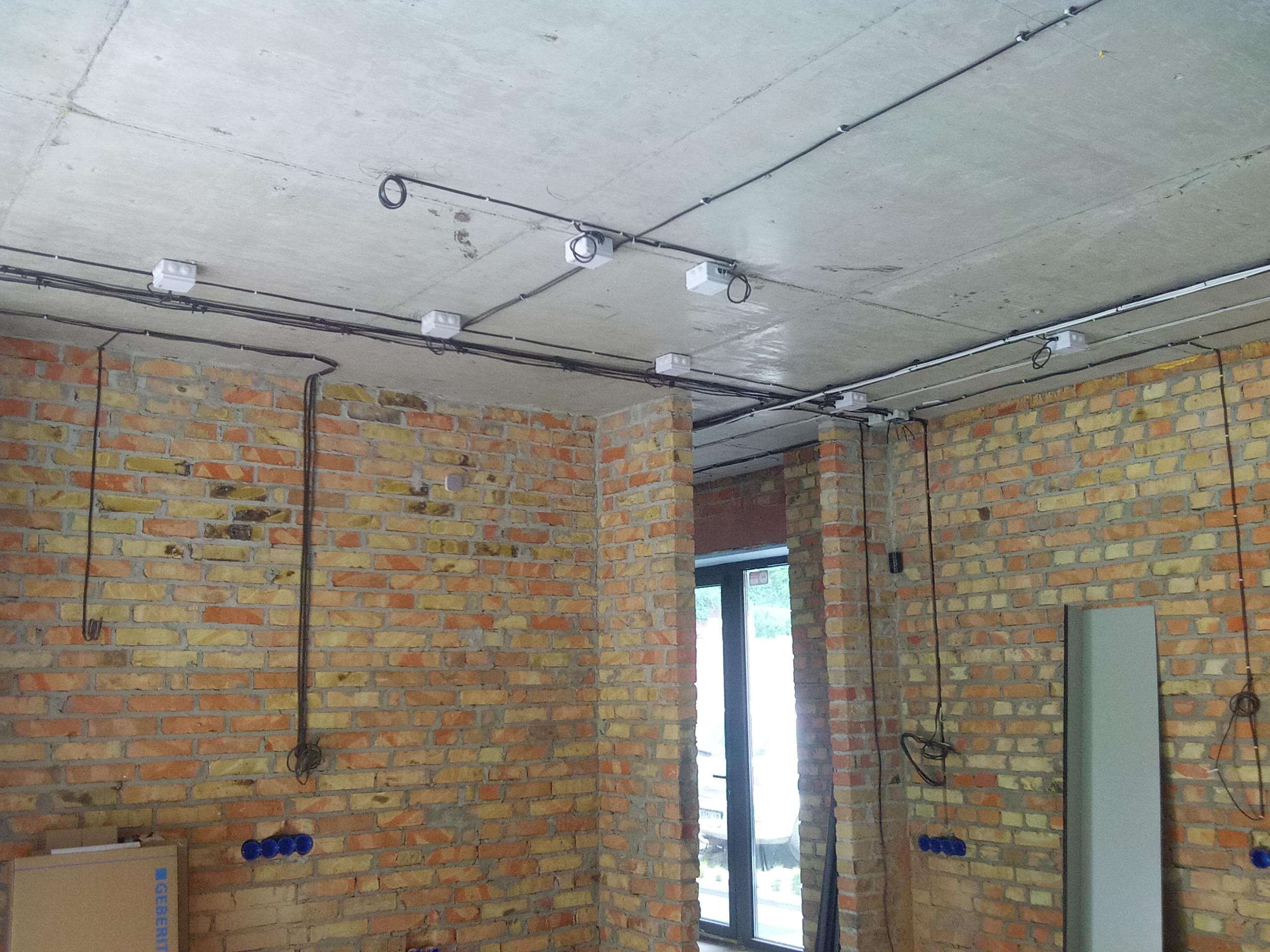 монтаж электропроводки киев